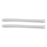 Rain Gutter Downspout Extensions Flexible Universal Drain Downspout Extender Drainage Connector Extendable From 20in to 29in White