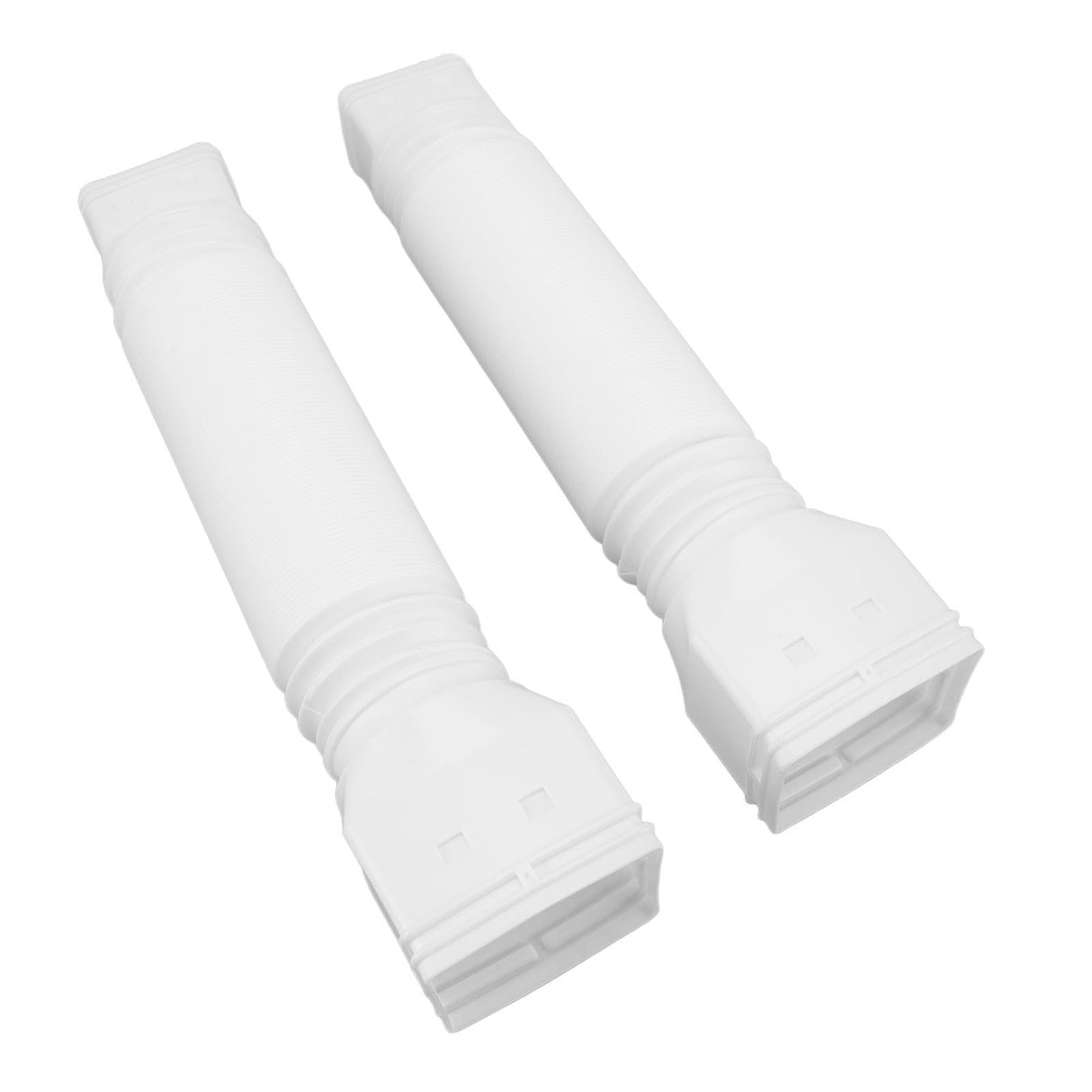 Rain Gutter Downspout Extensions Flexible Universal Drain Downspout Extender Drainage Connector Extendable From 20in to 29in White
