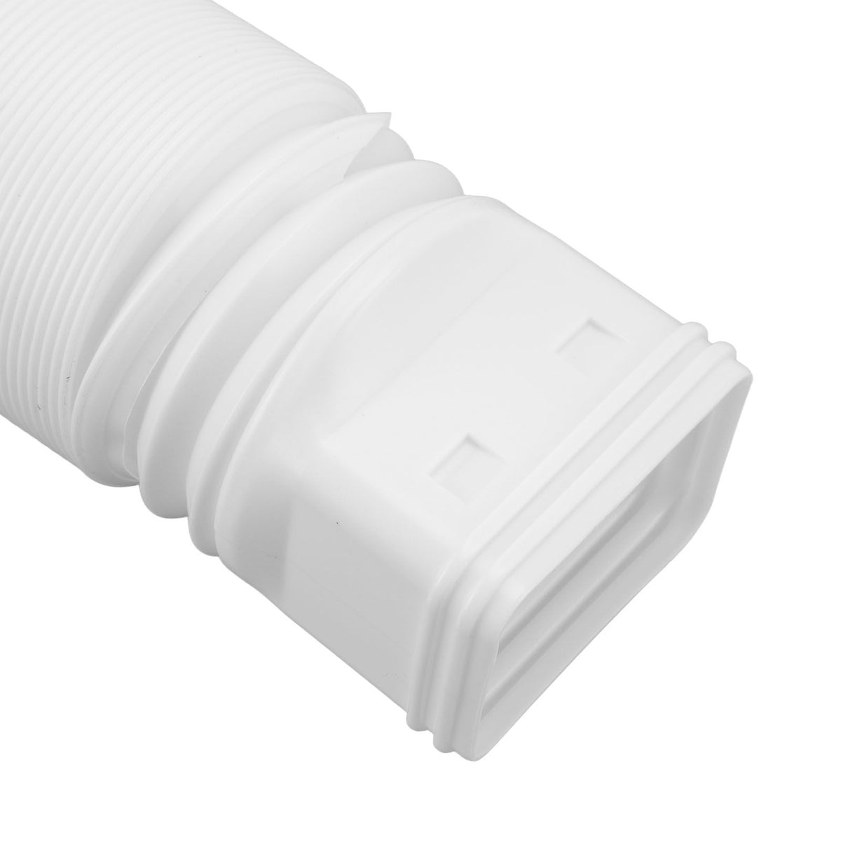 Rain Gutter Downspout Extensions Flexible Universal Drain Downspout Extender Drainage Connector Extendable From 20in to 29in White