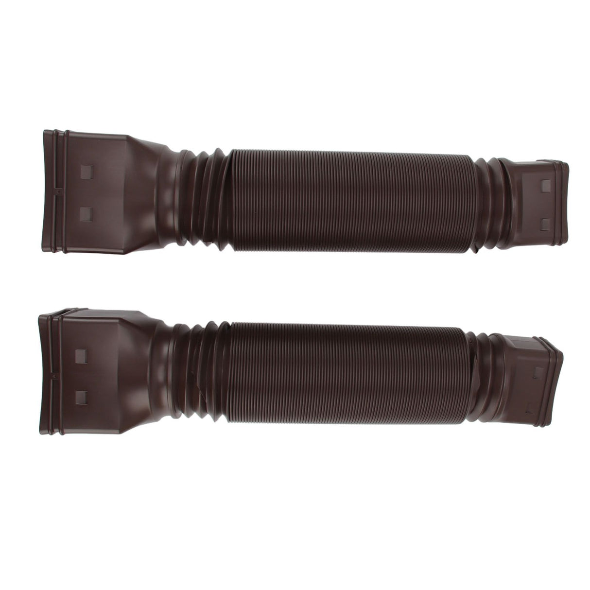 Rain Gutter Downspout Extensions Flexible Universal Drain Downspout Extender Drainage Connector Extendable From 20in to 29in Brown