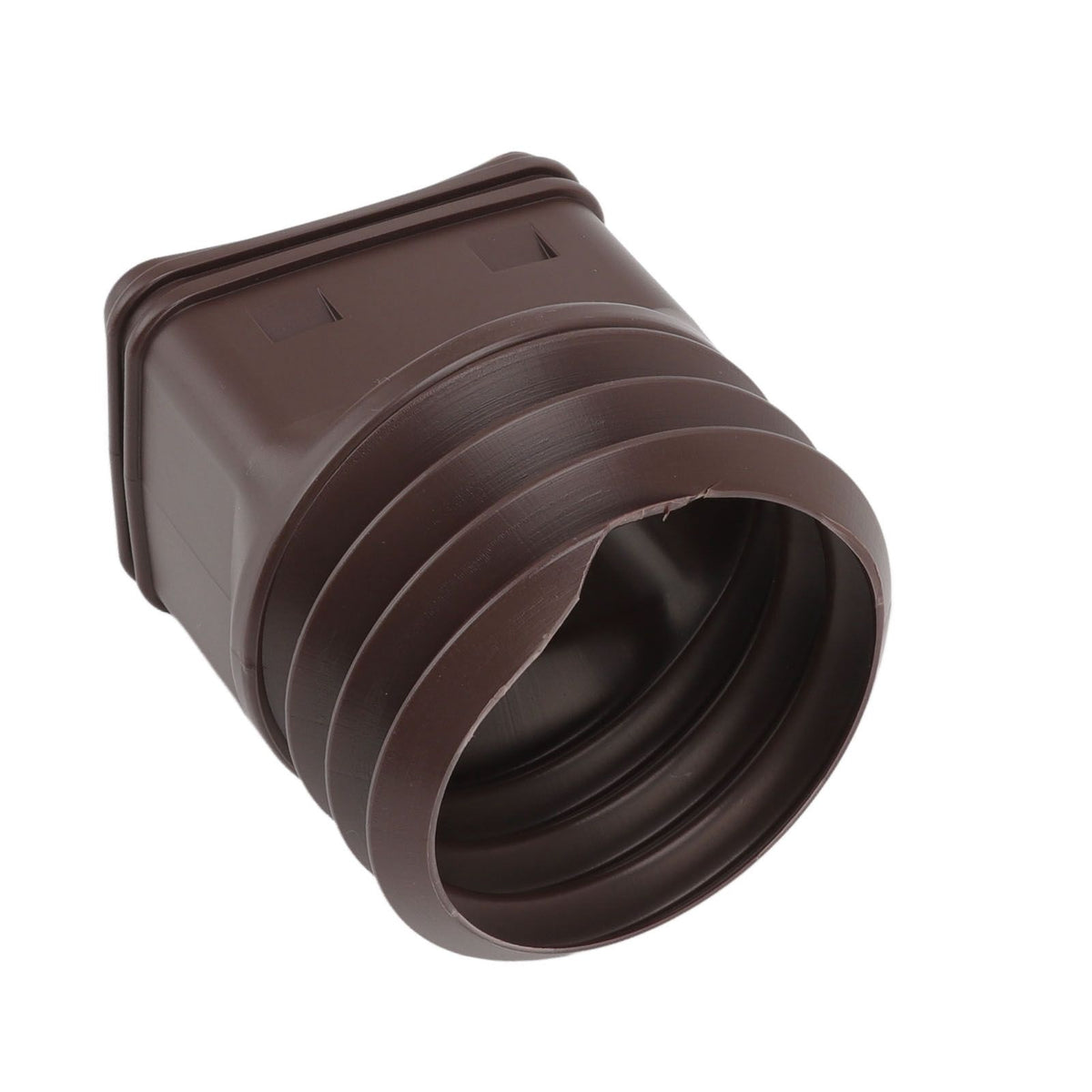 Rain Gutter Downspout Extensions Flexible Universal Drain Downspout Extender Drainage Connector Extendable From 20in to 29in Brown