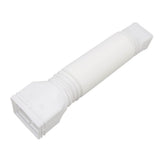Downspout Extender Retractable Rain Gutter Drainage Pipe Down Spout Drain Extensions White - Front View
