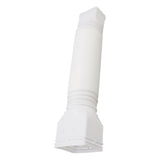 Downspout Extender Retractable Rain Gutter Drainage Pipe Down Spout Drain Extensions White