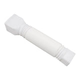 Downspout Extender Retractable Rain Gutter Drainage Pipe Down Spout Drain Extensions White - 45-Degree Angle