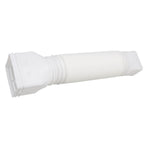 Downspout Extender Retractable Rain Gutter Drainage Pipe Down Spout Drain Extensions White