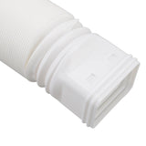 Downspout Extender Retractable Rain Gutter Drainage Pipe Down Spout Drain Extensions White