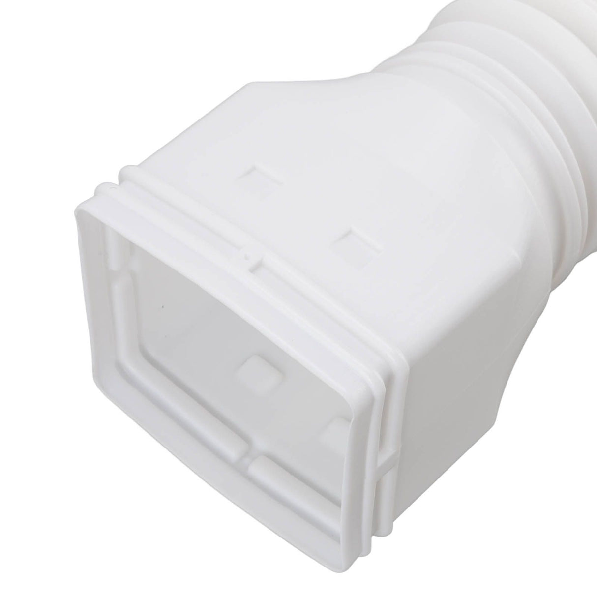 Downspout Extender Retractable Rain Gutter Drainage Pipe Down Spout Drain Extensions White