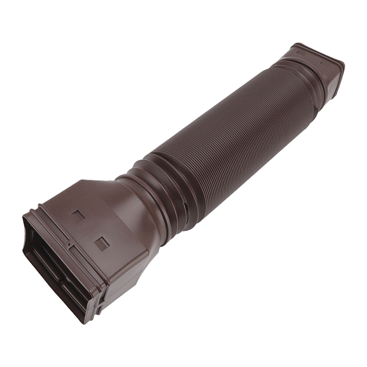 Downspout Extender Retractable Rain Gutter Drainage Pipe Down Spout Drain Extensions Brown