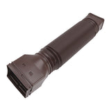 Downspout Extender Retractable Rain Gutter Drainage Pipe Down Spout Drain Extensions Brown - Front View