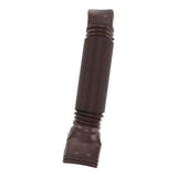 Downspout Extender Retractable Rain Gutter Drainage Pipe Down Spout Drain Extensions Brown - Top-Down View