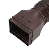 Downspout Extender Retractable Rain Gutter Drainage Pipe Down Spout Drain Extensions Brown
