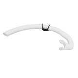 Diving Breathing Tube Foldable Soft Mouthpiece Silicone Freediving Snorkel for Spearfishing Swimming Snorkeling White - Extra Image