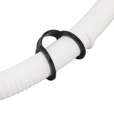 Diving Breathing Tube Foldable Soft Mouthpiece Silicone Freediving Snorkel for Spearfishing Swimming Snorkeling White
