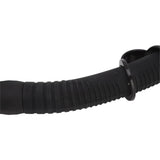 Diving Breathing Tube Foldable Soft Mouthpiece Silicone Freediving Snorkel for Spearfishing Swimming Snorkeling Black