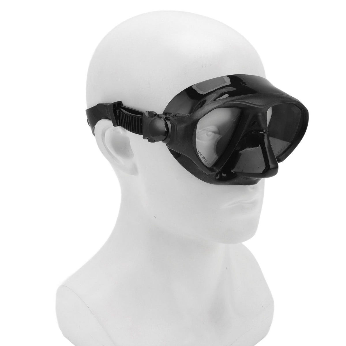 Diving Face Goggles Cover No Leakage Wide View Safe Tempered Glass Snorkeling Goggles