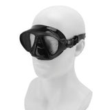Diving Face Goggles Cover No Leakage Wide View Safe Tempered Glass Snorkeling Goggles