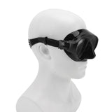 Diving Face Goggles Cover No Leakage Wide View Safe Tempered Glass Snorkeling Goggles - Close-Up Angle