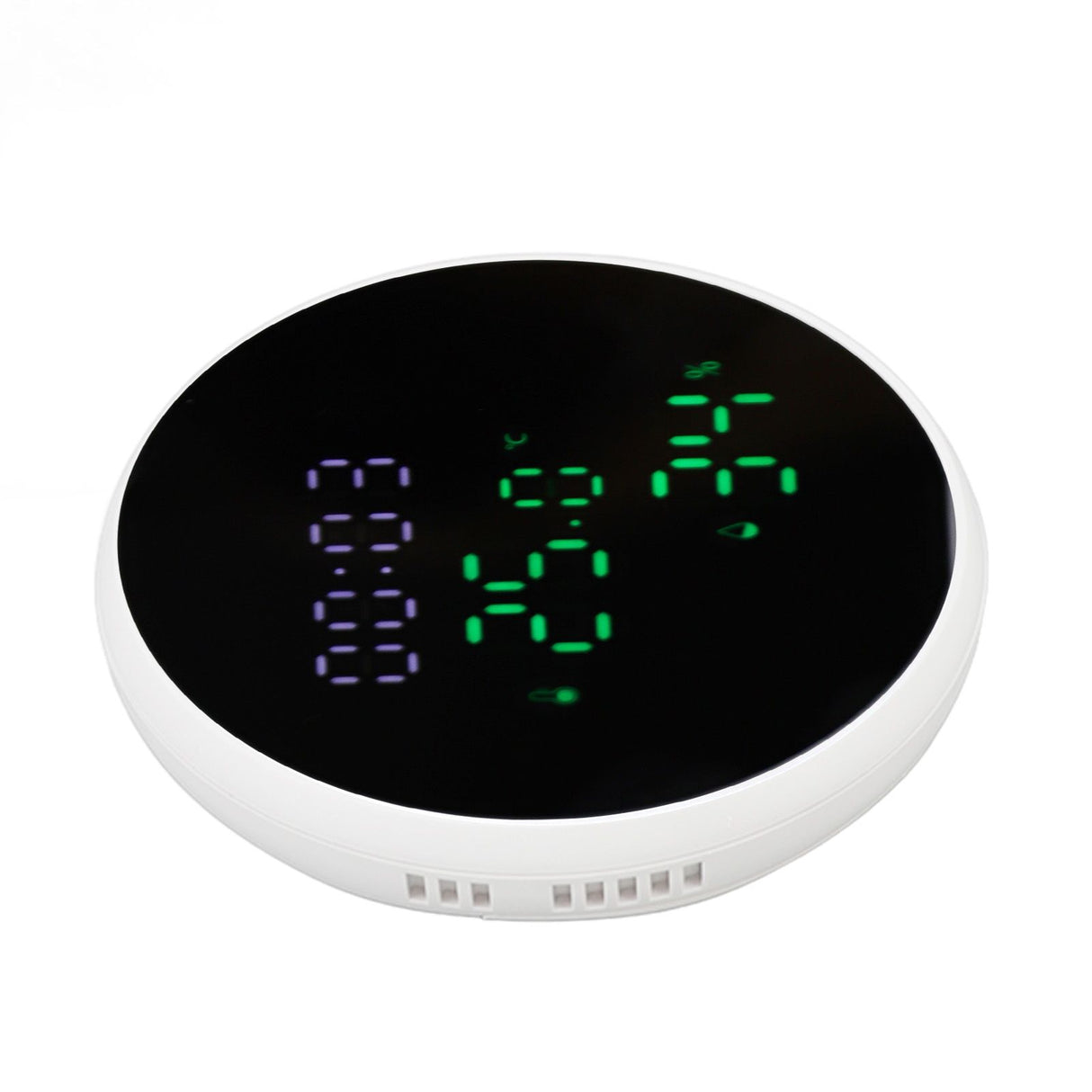 WiFi Thermometer Hygrometer High Accuracy Voice Control Smart Temperature Humidity Sensor with LED for Homes Office