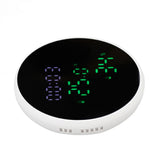 WiFi Thermometer Hygrometer High Accuracy Voice Control Smart Temperature Humidity Sensor with LED for Homes Office