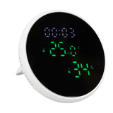 WiFi Thermometer Hygrometer High Accuracy Voice Control Smart Temperature Humidity Sensor with LED for Homes Office