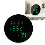 WiFi Thermometer Hygrometer High Accuracy Voice Control Smart Temperature Humidity Sensor with LED for Homes Office