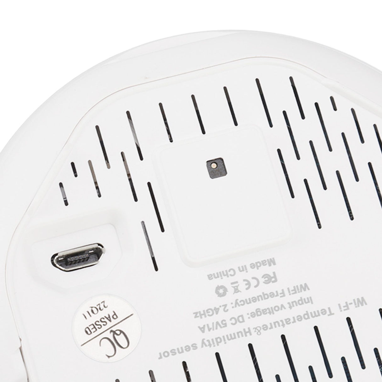 WiFi Thermometer Hygrometer High Accuracy Voice Control Smart Temperature Humidity Sensor with LED for Homes Office