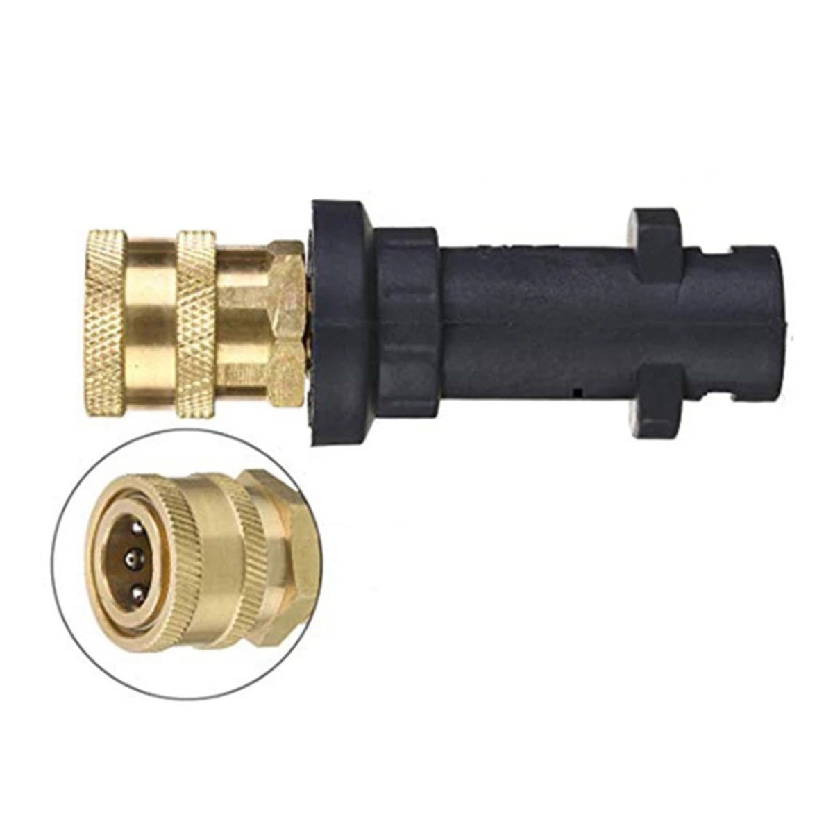 High Pressure Washer Adapter 1/4 Inch High Pressure Washer Connector for K2 K3 K4 K5 K6 K7 Adapter