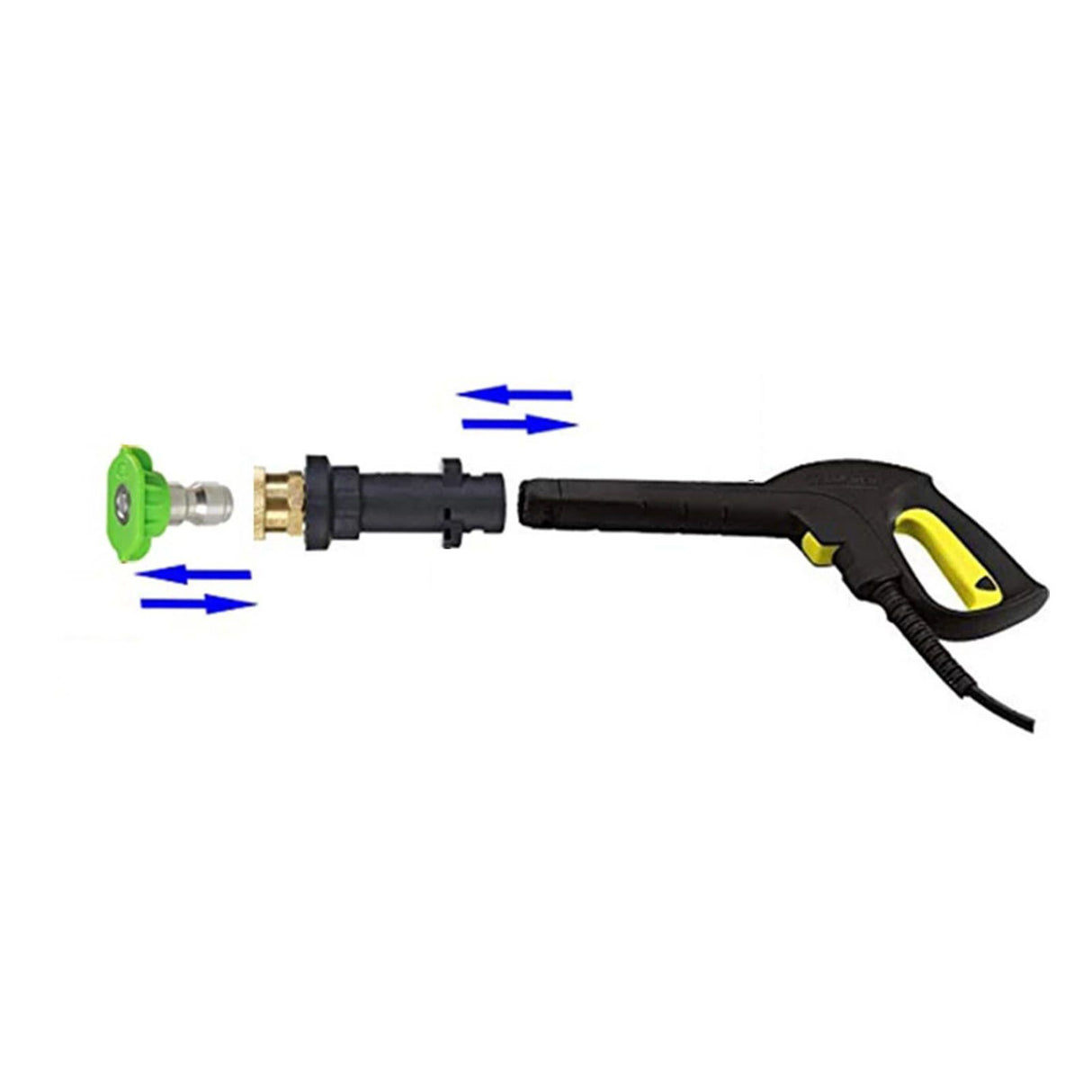 High Pressure Washer Adapter 1/4 Inch High Pressure Washer Connector for K2 K3 K4 K5 K6 K7 Adapter
