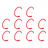10 PCS Plastic Cow Nose Ring Large Cattle Breeding Nose Ring Livestock Nose Traction Rings