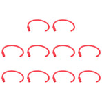 10 PCS Plastic Cow Nose Ring Large Cattle Breeding Nose Ring Livestock Nose Traction Rings