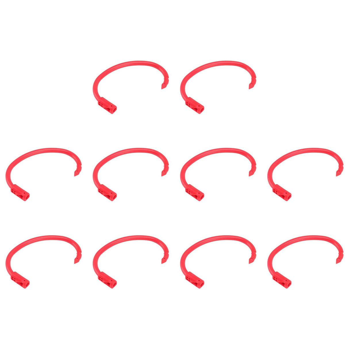 10 PCS Plastic Cow Nose Ring Large Cattle Breeding Nose Ring Livestock Nose Traction Rings
