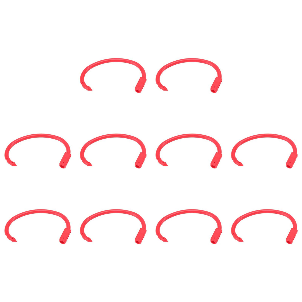 10 PCS Plastic Cow Nose Ring Large Cattle Breeding Nose Ring Livestock Nose Traction Rings