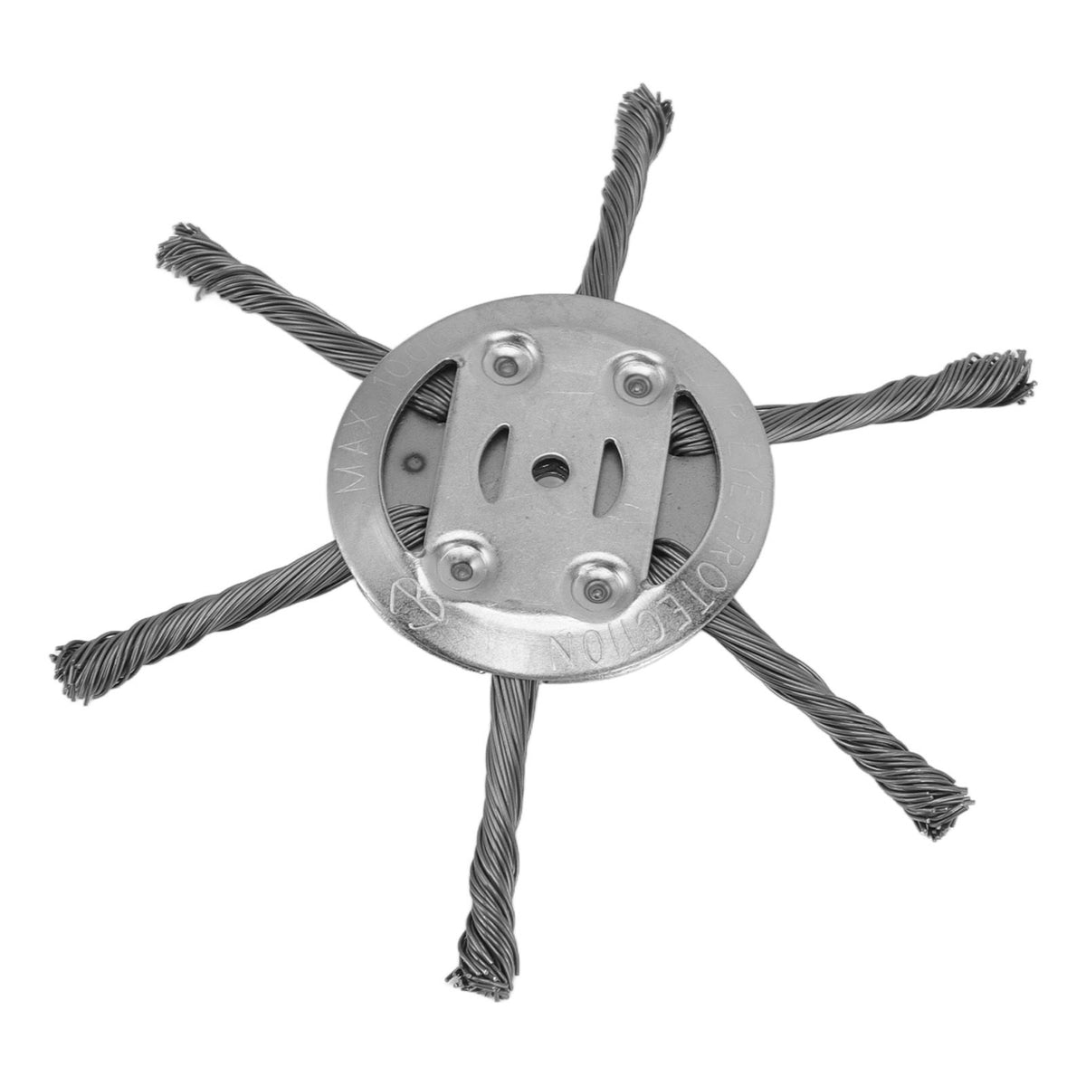 Steel Wire Grass Trimmer Head 6 Head Lawn Mower Trimmer Head Lawnmover Accessory 150mm 6 Blade Inner Hole 5.5mm