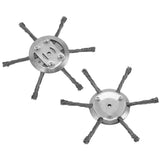 Steel Wire Grass Trimmer Head 6 Head Lawn Mower Trimmer Head Lawnmover Accessory 150mm 6 Blade Inner Hole 5.5mm - Extra Image