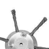 Steel Wire Grass Trimmer Head 6 Head Lawn Mower Trimmer Head Lawnmover Accessory 150mm 6 Blade Inner Hole 5.5mm - Extra Image