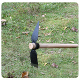Garden Hoe Pick Garden Pick Mattock Multipurpose Hand Tool Digging Weeding Seeding Turning Soil Mining Tools - 45-Degree Angle