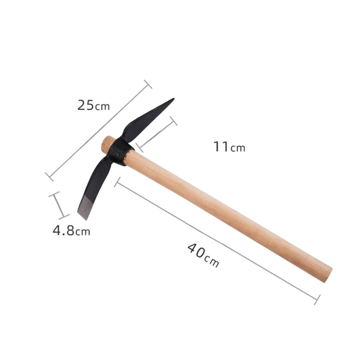 Garden Hoe Pick Garden Pick Mattock Multipurpose Hand Tool Digging Weeding Seeding Turning Soil Mining Tools