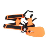 Trimmer Double Shoulder Harness Strap Brush Cutter Shoulder Strap Padded Garden Mower Nyon Belt for FS120 FS55 FS220 Orange