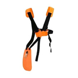 Trimmer Double Shoulder Harness Strap Brush Cutter Shoulder Strap Padded Garden Mower Nyon Belt for FS120 FS55 FS220 Orange