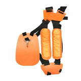 Trimmer Double Shoulder Harness Strap Brush Cutter Shoulder Strap Padded Garden Mower Nyon Belt for FS120 FS55 FS220 Orange