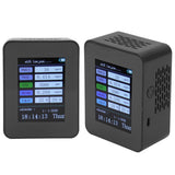 Indoor Air Quality Monitor for TUYA WiFi Smart PM2.5 Formaldehyde Testing 7 in 1 Calendar Time Function Air Quality Detector Black WIFI Version VOC - Extra Image