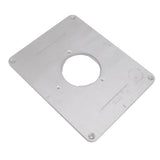 4‑17/32in Aluminium Router Table Insert Plate For 625 624 for Bosch 1611 1615 for FEINRT 1800 for Woodworking - Front View