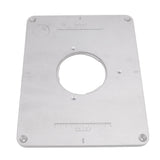 4‑17/32in Aluminium Router Table Insert Plate For 625 624 for Bosch 1611 1615 for FEINRT 1800 for Woodworking - Side View