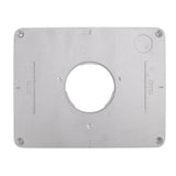 4‑17/32in Aluminium Router Table Insert Plate For 625 624 for Bosch 1611 1615 for FEINRT 1800 for Woodworking - Low Angle