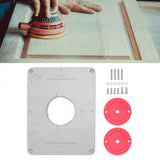 4‑17/32in Aluminium Router Table Insert Plate For 625 624 for Bosch 1611 1615 for FEINRT 1800 for Woodworking - Extra Image