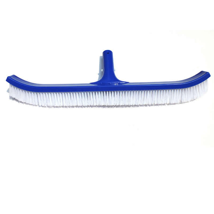18in Pool Brushes for Cleaning Pool Wall Tile Nylon Bristle Pool Brush Head Curved Ends
