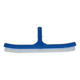 18in Pool Brushes for Cleaning Pool Wall Tile Nylon Bristle Pool Brush Head Curved Ends - Front View