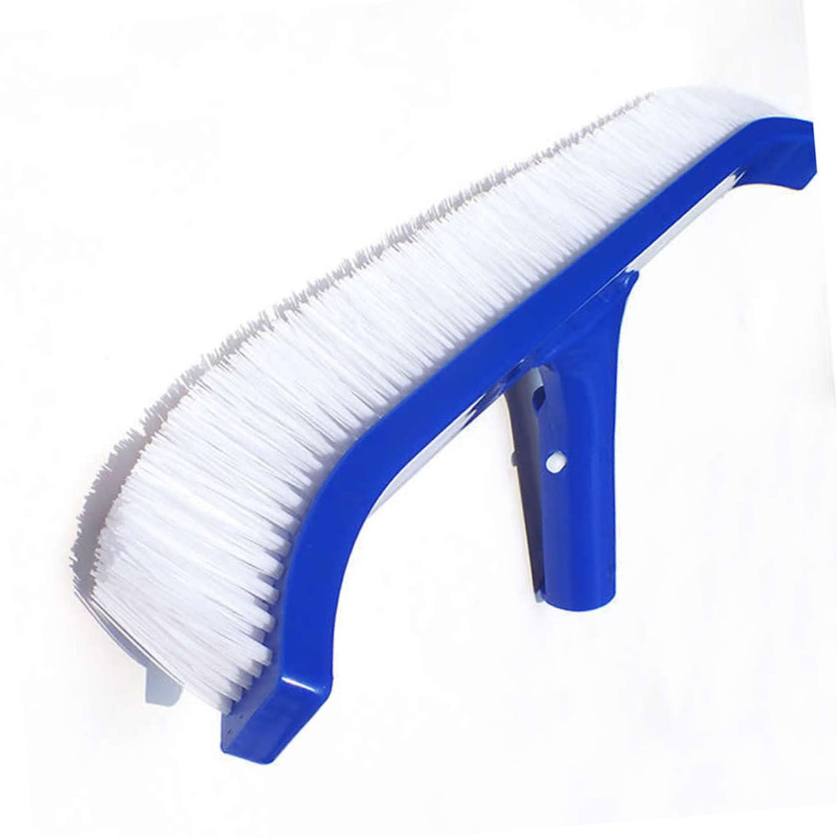 18in Pool Brushes for Cleaning Pool Wall Tile Nylon Bristle Pool Brush Head Curved Ends