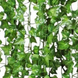 Simulated Ivy Cane Creeper Ivy Decorative Green Plants Ceiling Artificial Vine Eucalyptus Leaves 12PCS
