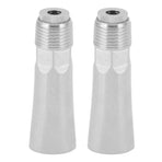 2pcs Pig Water Nipple Even Water Volume Stainless Steel G1/2 External Thread Pig Drinker for Sows Piglets Without Filter